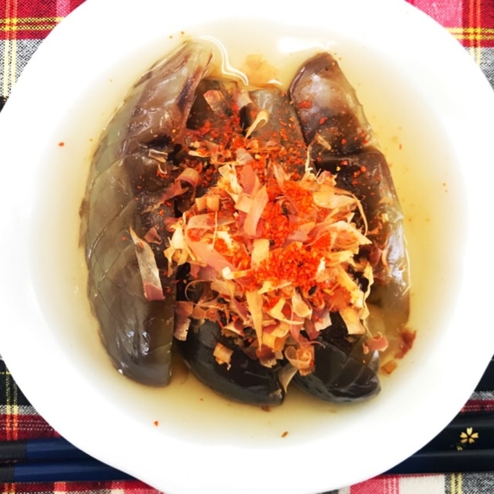 白だしだけで簡単!なすの煮びたし